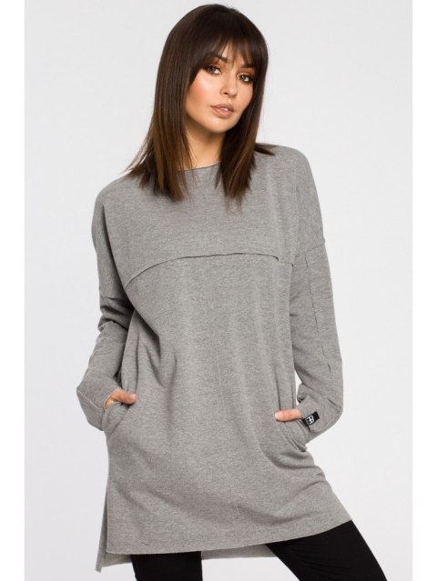 B059 Tunika oversize z przeszyciami B059 Tunika oversize z przeszyciami