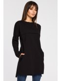 B059 Tunika oversize z przeszyciami B059 Tunika oversize z przeszyciami