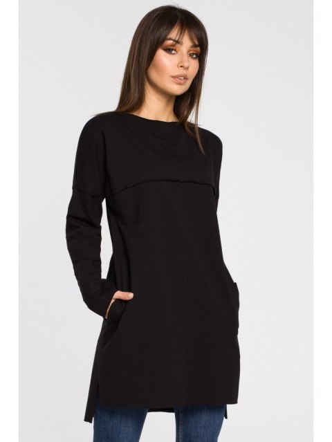 B059 Tunika oversize z przeszyciami B059 Tunika oversize z przeszyciami