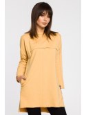 B059 Tunika oversize z przeszyciami B059 Tunika oversize z przeszyciami