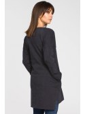 B059 Tunika oversize z przeszyciami B059 Tunika oversize z przeszyciami