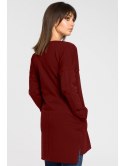 B059 Tunika oversize z przeszyciami B059 Tunika oversize z przeszyciami