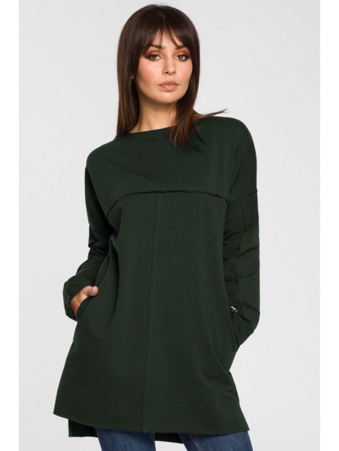 B059 Tunika oversize z przeszyciami B059 Tunika oversize z przeszyciami