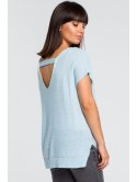 BK021 Sweter z dekoltem na plecach BK021 Sweter z dekoltem na plecach