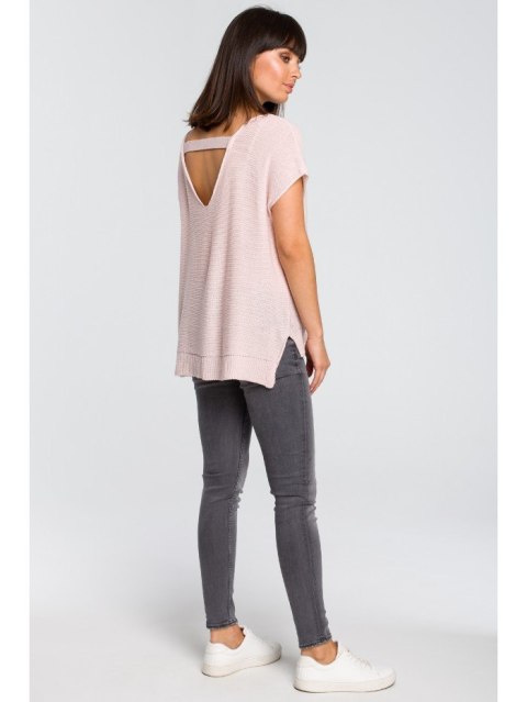 BK021 Sweter z dekoltem na plecach BK021 Sweter z dekoltem na plecach