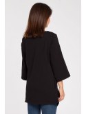 B015 Gładka elegancka tunika