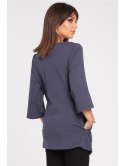 B015 Gładka elegancka tunika