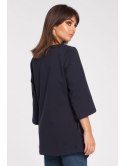 B015 Gładka elegancka tunika