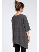 B034 Asymetryczna bluza oversize B034 Asymetryczna bluza oversize