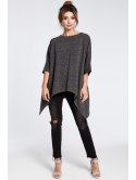 B034 Asymetryczna bluza oversize B034 Asymetryczna bluza oversize