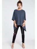 B034 Asymetryczna bluza oversize B034 Asymetryczna bluza oversize