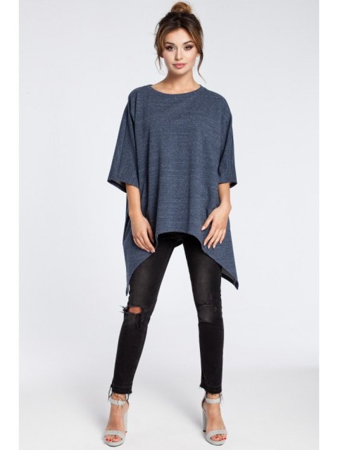 B034 Asymetryczna bluza oversize B034 Asymetryczna bluza oversize