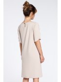 B035 Elegancka sukienka midi z falbankami B035 Elegancka sukienka midi z falbankami