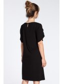 B035 Elegancka sukienka midi z falbankami B035 Elegancka sukienka midi z falbankami