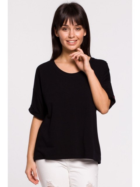 B147 T-shirt oversize z okrągłym dekoltem B147 T-shirt oversize z okrągłym dekoltem