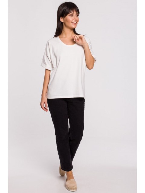 B147 T-shirt oversize z okrągłym dekoltem B147 T-shirt oversize z okrągłym dekoltem