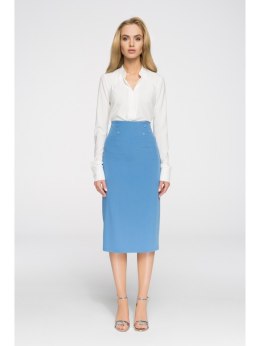 S065 Elegancka ołówkowa spódniczka midi