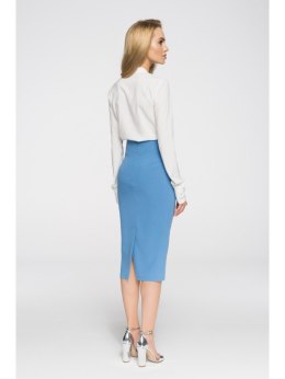 S065 Elegancka ołówkowa spódniczka midi