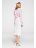 S065 Elegancka ołówkowa spódniczka midi S065 Elegancka ołówkowa spódniczka midi