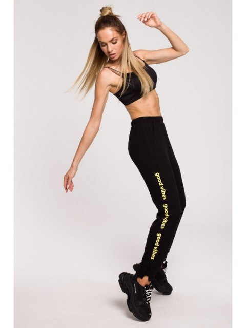 M621 Spodnie z logo GOOD VIBES M621 Spodnie z logo GOOD VIBES