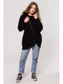 B203 Bluza tunika z kołnierzem i kapturem B203 Bluza tunika z kołnierzem i kapturem
