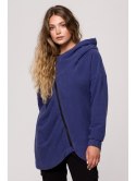 B203 Bluza tunika z kołnierzem i kapturem B203 Bluza tunika z kołnierzem i kapturem
