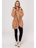 B203 Bluza tunika z kołnierzem i kapturem B203 Bluza tunika z kołnierzem i kapturem
