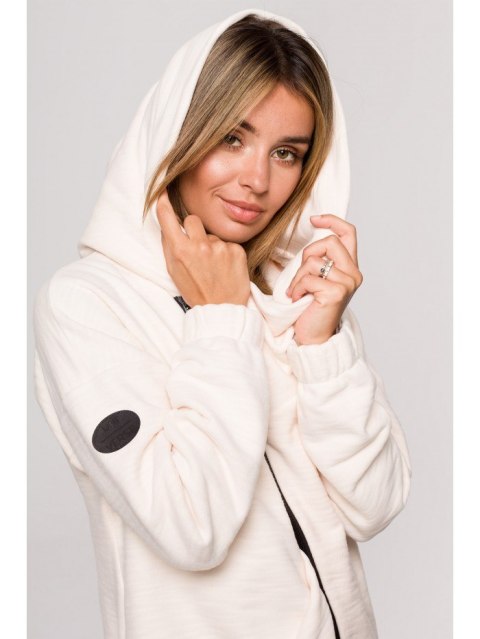 B203 Bluza tunika z kołnierzem i kapturem B203 Bluza tunika z kołnierzem i kapturem