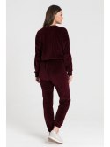 LA084 Welurowa bluza z wypustką LA084 Welurowa bluza z wypustką