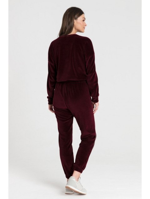 LA084 Welurowa bluza z wypustką LA084 Welurowa bluza z wypustką