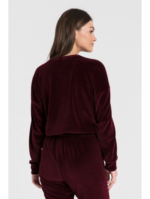 LA084 Welurowa bluza z wypustką LA084 Welurowa bluza z wypustką