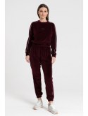 LA084 Welurowa bluza z wypustką LA084 Welurowa bluza z wypustką