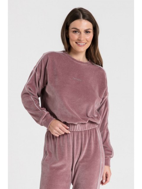 LA084 Welurowa bluza z wypustką LA084 Welurowa bluza z wypustką