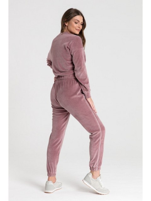 LA084 Welurowa bluza z wypustką LA084 Welurowa bluza z wypustką