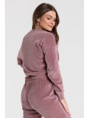 LA084 Welurowa bluza z wypustką LA084 Welurowa bluza z wypustką