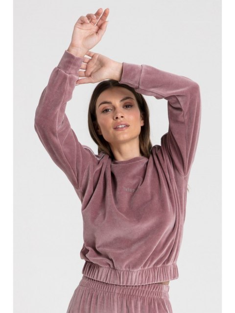 LA084 Welurowa bluza z wypustką LA084 Welurowa bluza z wypustką