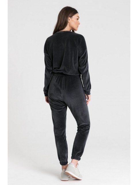 LA084 Welurowa bluza z wypustką LA084 Welurowa bluza z wypustką