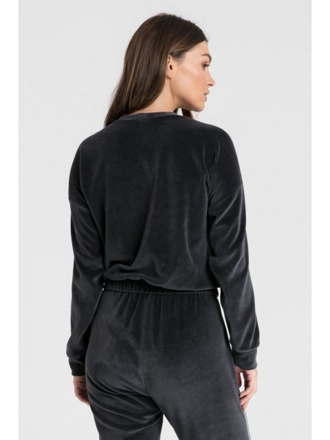 LA084 Welurowa bluza z wypustką LA084 Welurowa bluza z wypustką