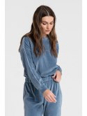LA084 Welurowa bluza z wypustką LA084 Welurowa bluza z wypustką