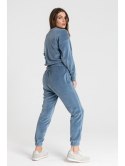 LA084 Welurowa bluza z wypustką LA084 Welurowa bluza z wypustką