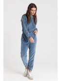 LA084 Welurowa bluza z wypustką LA084 Welurowa bluza z wypustką