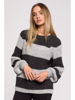 M632 Sweter w pasy