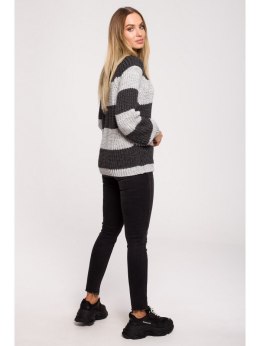 M632 Sweter w pasy