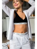 LA096 Biustonosz sportowy z logowaną gumą LA096 Biustonosz sportowy z logowaną gumą