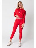 LA102 Spodnie typu joggers z gumą logowaną