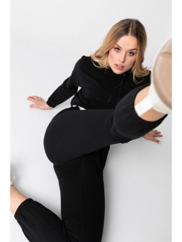 LA103 Krótka bluza z gumą logowaną