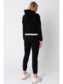 LA103 Krótka bluza z gumą logowaną
