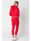 LA103 Krótka bluza z gumą logowaną