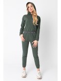 LA103 Krótka bluza z gumą logowaną