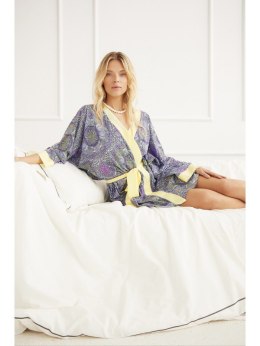 LA107 Kimono z kolorowym nadrukiem